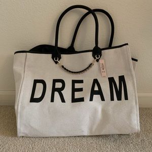 Victoria’s Secret Dream Tote Bag White VS NWT